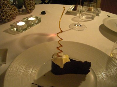 Chocolate teardrop